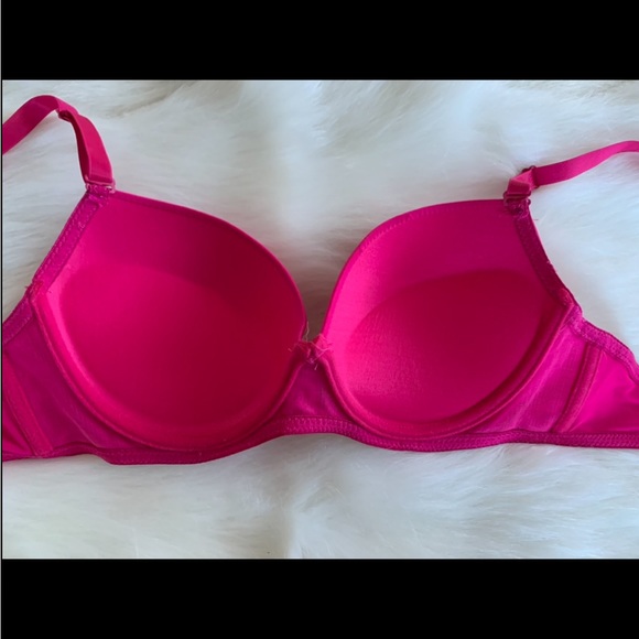 MaMia Women’s Padded Pushup Underwire Dark Pink Bra NWOT Size 34C - Picture 5 of 5